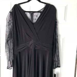 Tahari Little Black Cocktail Dress Size 18